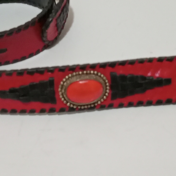 Vintage Buckle leather belt - Picture 5 of 5